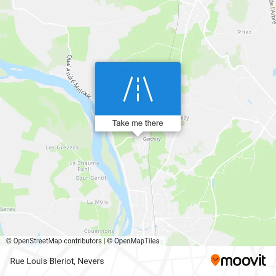 Rue Louis Blériot map