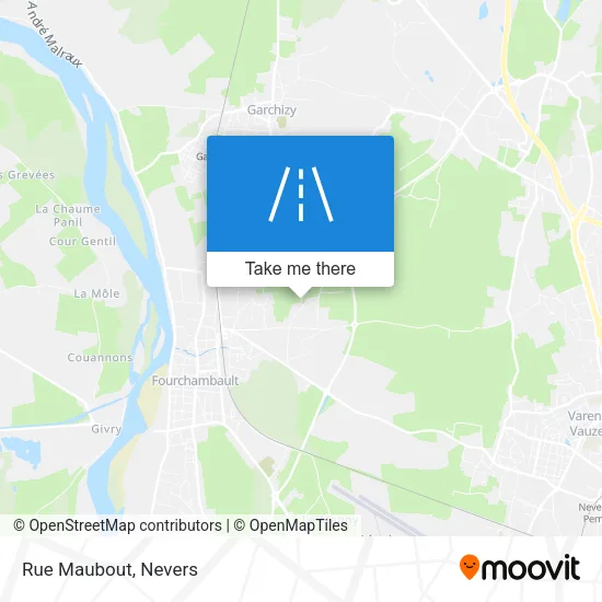 Rue Maubout map
