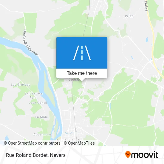 Rue Roland Bordet map