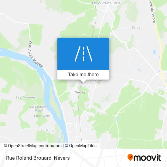 Rue Roland Brouard map