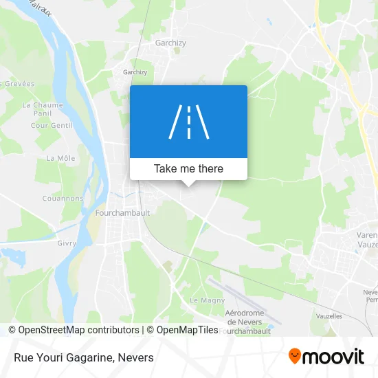 Rue Youri Gagarine map