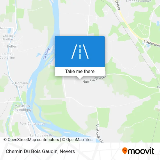 Chemin Du Bois Gaudin map
