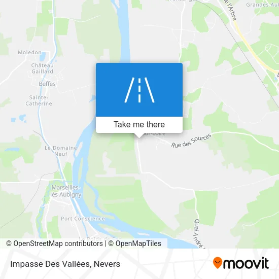 Impasse Des Vallées map