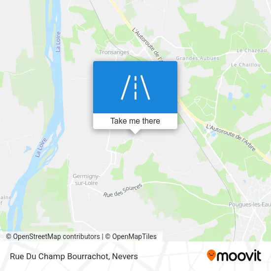 Rue Du Champ Bourrachot map