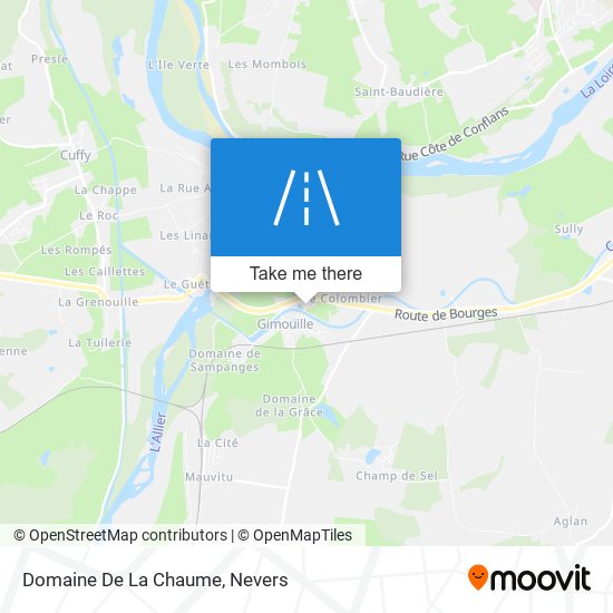 Mapa Domaine De La Chaume