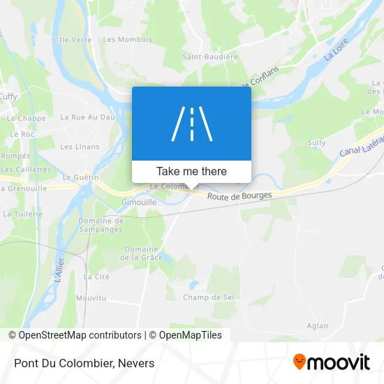 Pont Du Colombier map