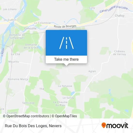 Rue Du Bois Des Loges map