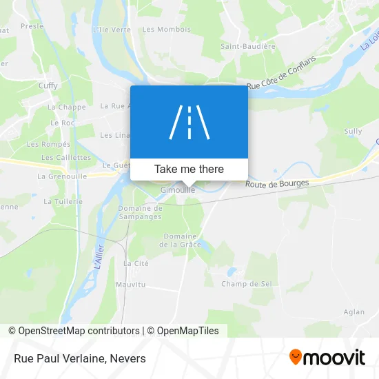 Rue Paul Verlaine map