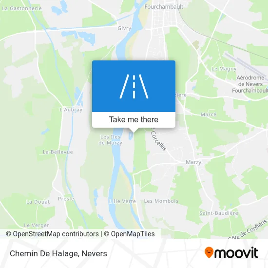 Chemin De Halage map