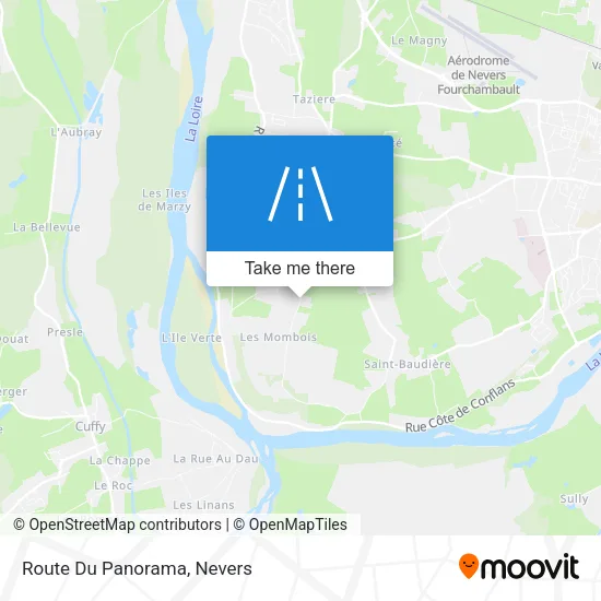 Route Du Panorama map