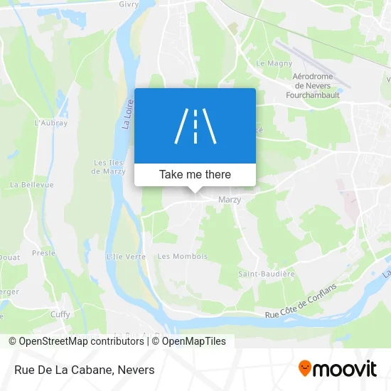 Rue De La Cabane map