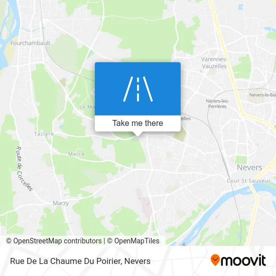 Rue De La Chaume Du Poirier map