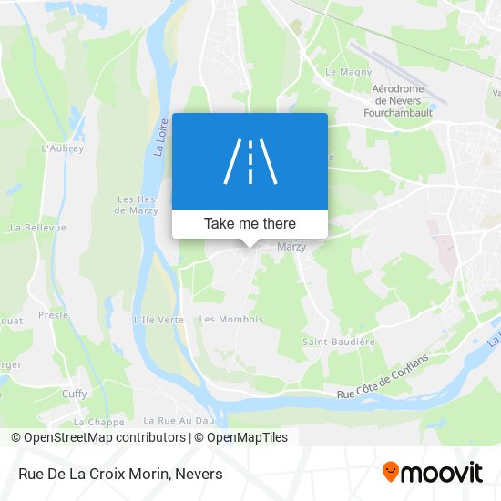 Mapa Rue De La Croix Morin