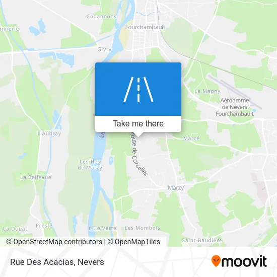 Rue Des Acacias map