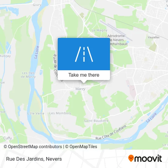 Rue Des Jardins map