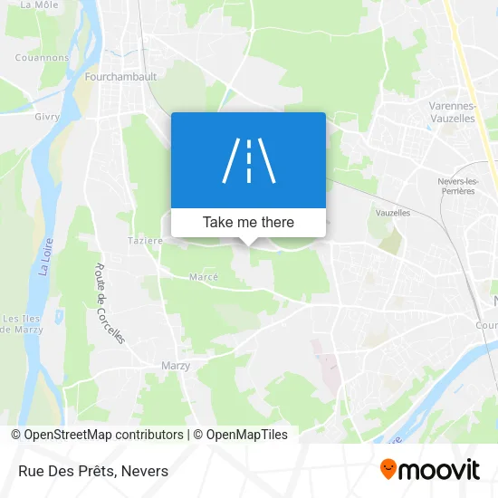 Rue Des Prêts map