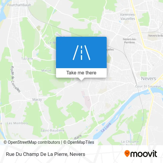 Rue Du Champ De La Pierre map