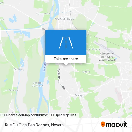 Rue Du Clos Des Roches map