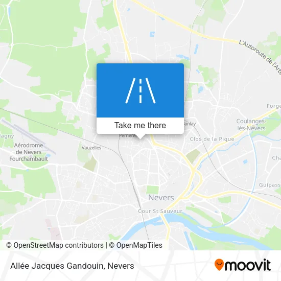 Allée Jacques Gandouin map
