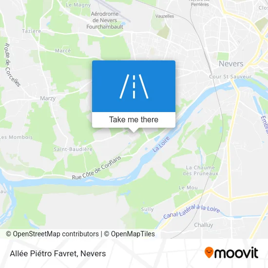 Allée Piétro Favret map