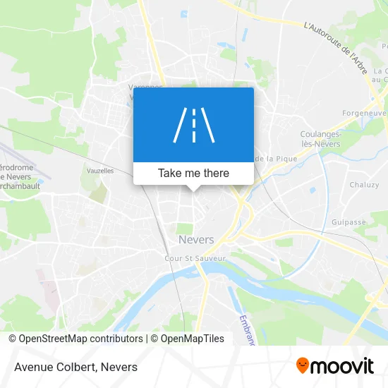 Avenue Colbert map