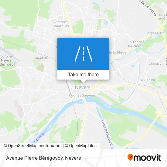 Avenue Pierre Bérégovoy map
