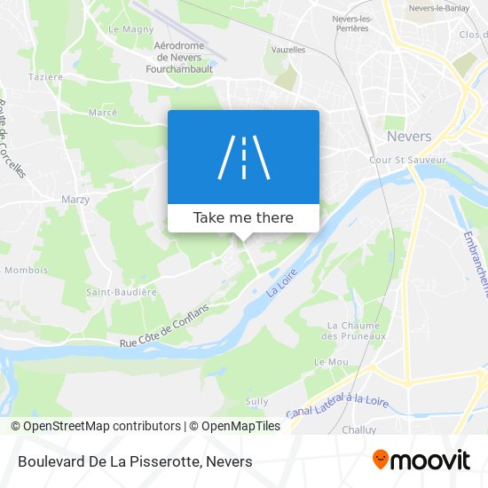 Mapa Boulevard De La Pisserotte