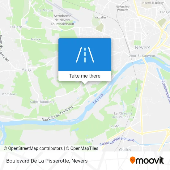 Boulevard De La Pisserotte map