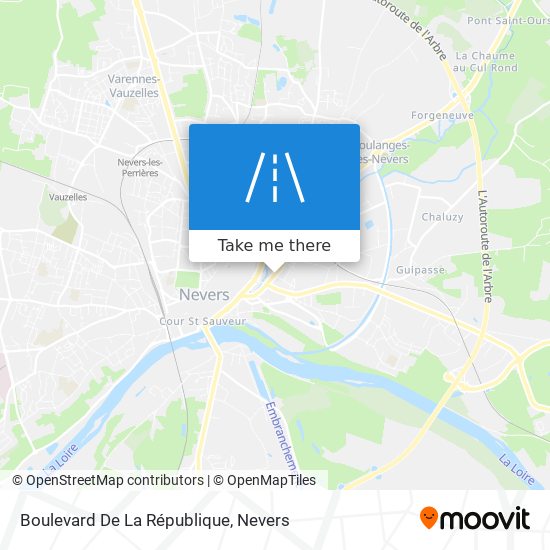 Mapa Boulevard De La République