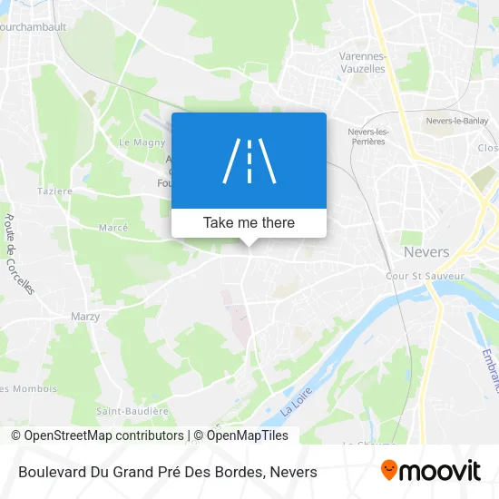 Boulevard Du Grand Pré Des Bordes map