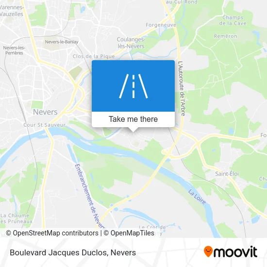 Boulevard Jacques Duclos map