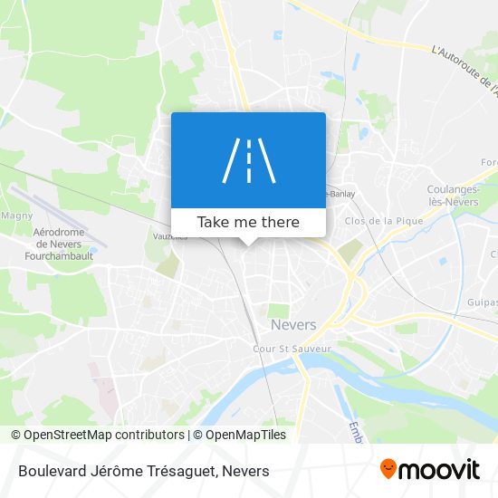 Mapa Boulevard Jérôme Trésaguet