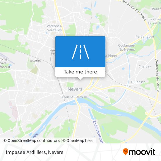 Impasse Ardilliers map