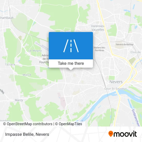 Impasse Belile map
