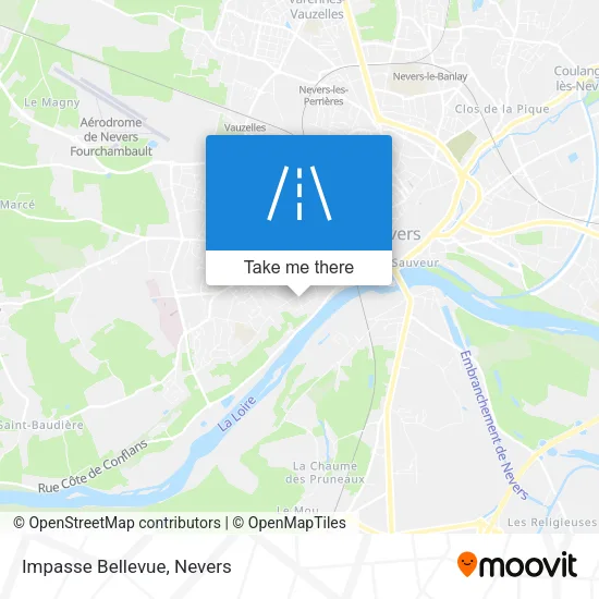 Impasse Bellevue map