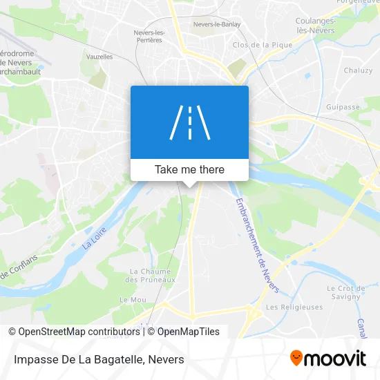 Impasse De La Bagatelle map