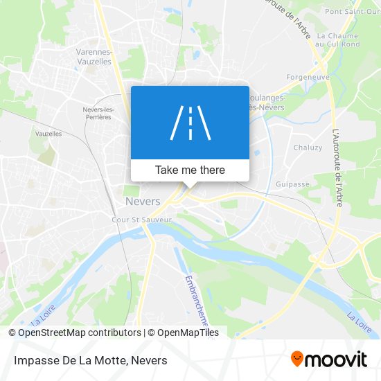 Mapa Impasse De La Motte