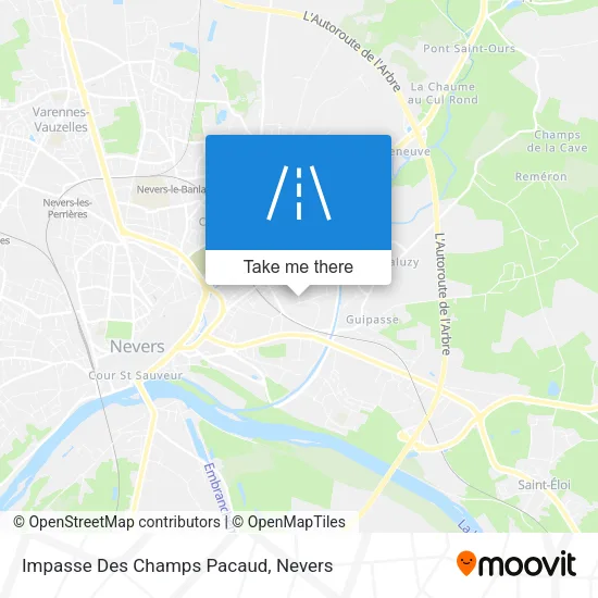 Impasse Des Champs Pacaud map