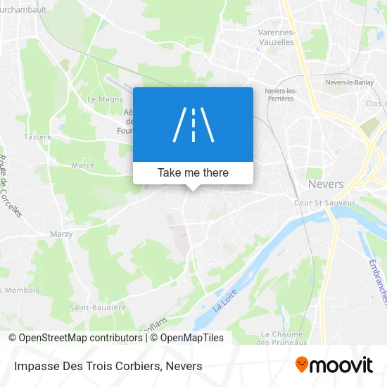 Impasse Des Trois Corbiers map