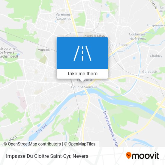 Impasse Du Cloitre Saint-Cyr map