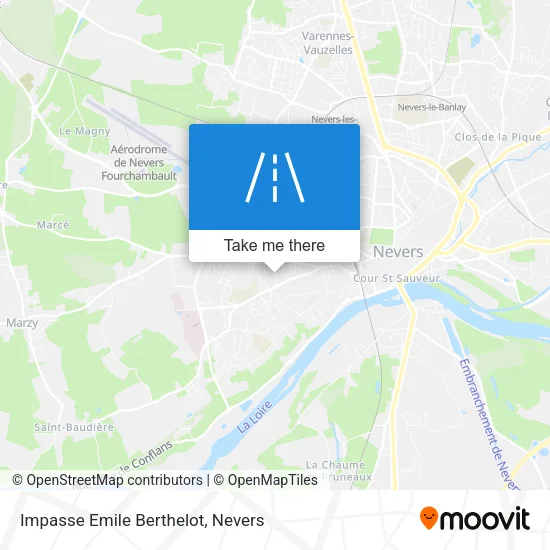 Impasse Emile Berthelot map