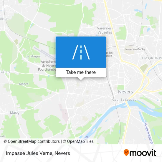 Impasse Jules Verne map