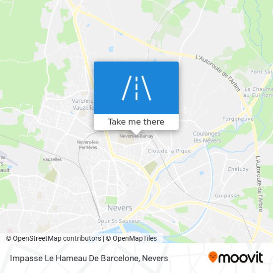 Impasse Le Hameau De Barcelone map