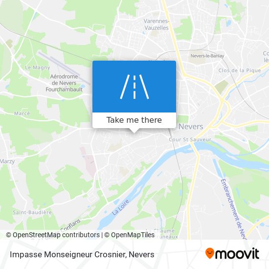 Impasse Monseigneur Crosnier map