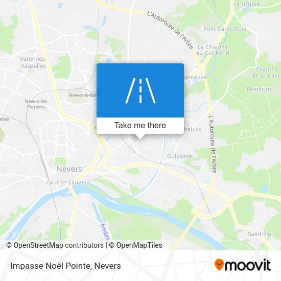 Impasse Noël Pointe map