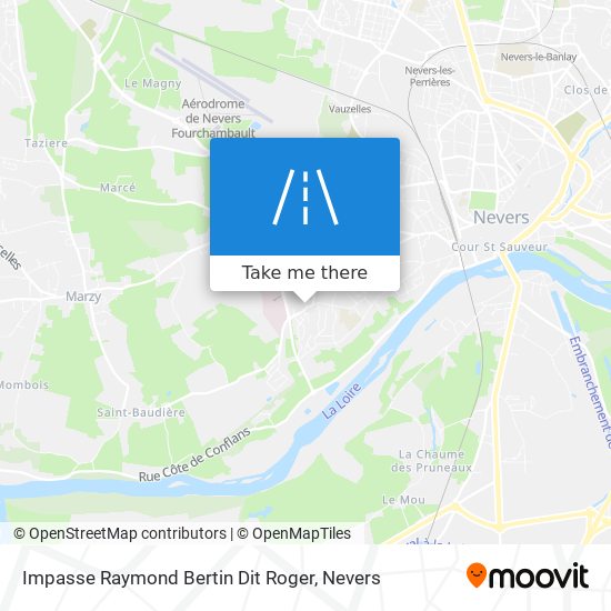 Mapa Impasse Raymond Bertin Dit Roger
