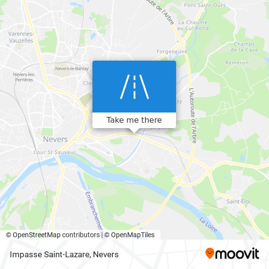 Mapa Impasse Saint-Lazare