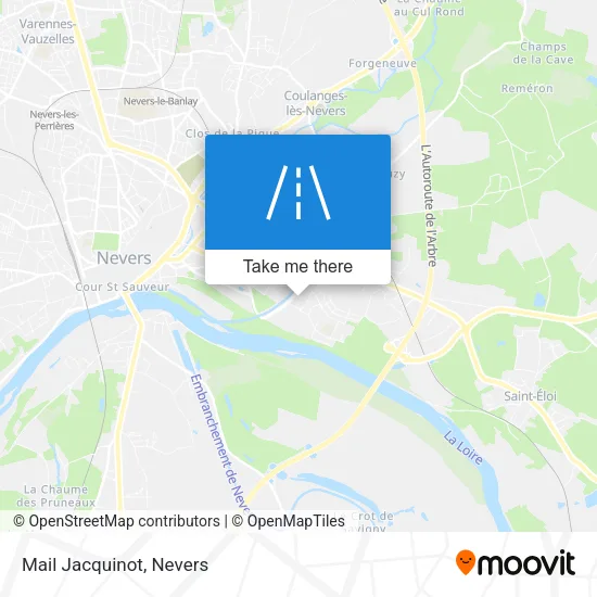 Mail Jacquinot map