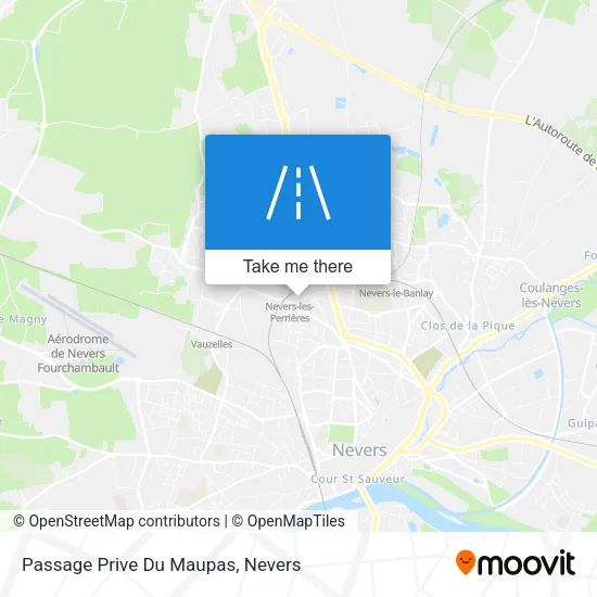 Passage Prive Du Maupas map