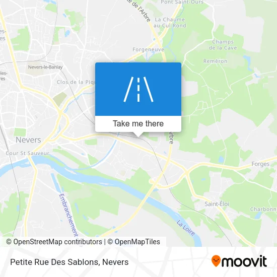 Petite Rue Des Sablons map